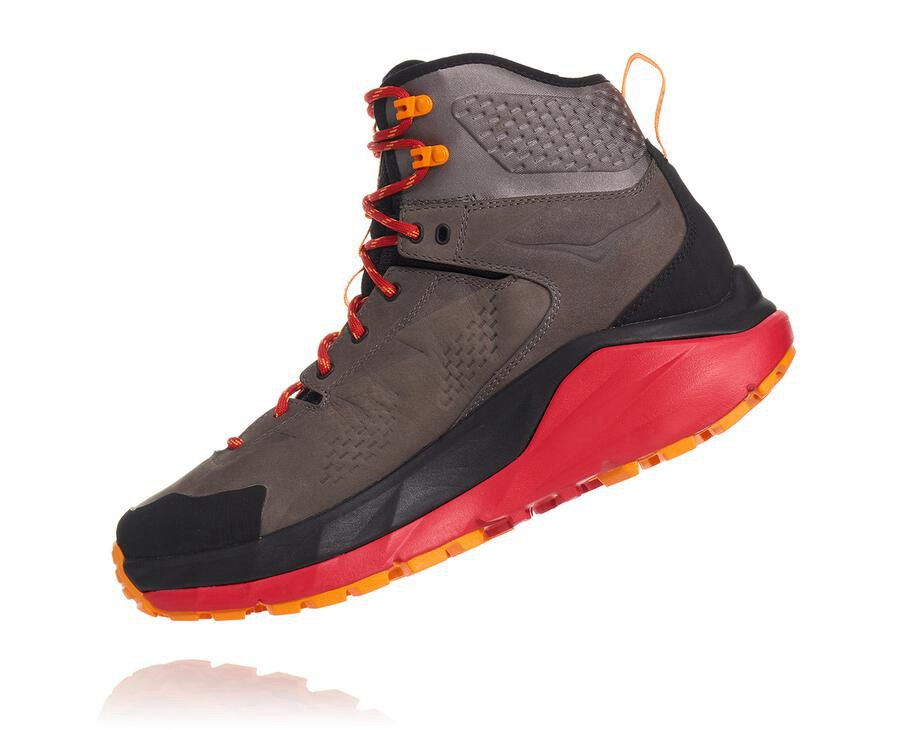 Hoka One One Yürüyüş Botları Erkek Kahverengi/Siyah - Kaha Gore-Tex - UG6247103